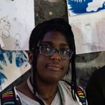 cdn-storyteller_mags-mbow-1 Mags Mbow and Maxwell Step inside the Maison des Jeunes in Côte-des-Neiges. Photo Credit: Phyllis Lewis