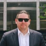 ward-storyteller_michael-etherington Michael Etherington in downtown Toronto, 2017. Photo Credit: Vidhya Elango