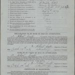 Albert Carty. Attestation Paper, Enlisted October 14, 1916. Courtesy of Library and Archives Canada